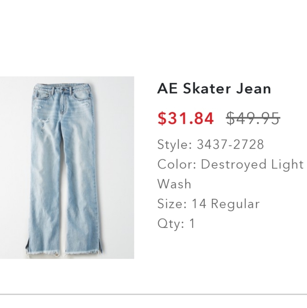 AE skater jeans